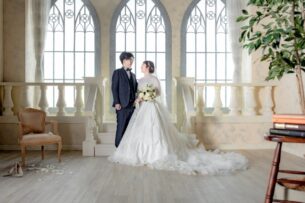 幸せな笑顔　結婚式