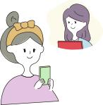 女性のイラスト