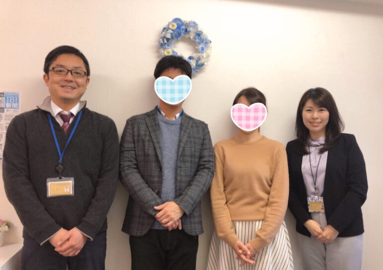 ご成婚夫婦と仲人夫婦