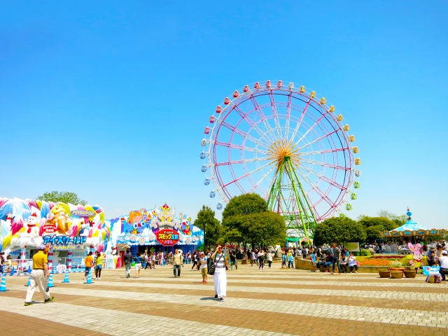 初夏 遊園地