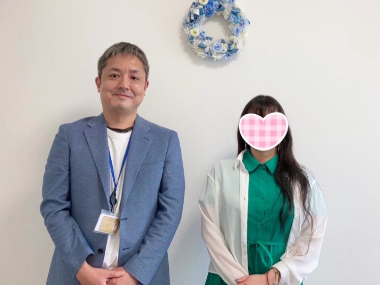女性会員さんと男性カウンセラー