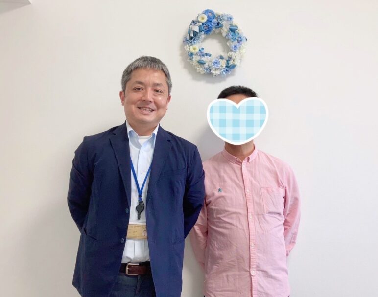 成婚男性と男性カウンセラー